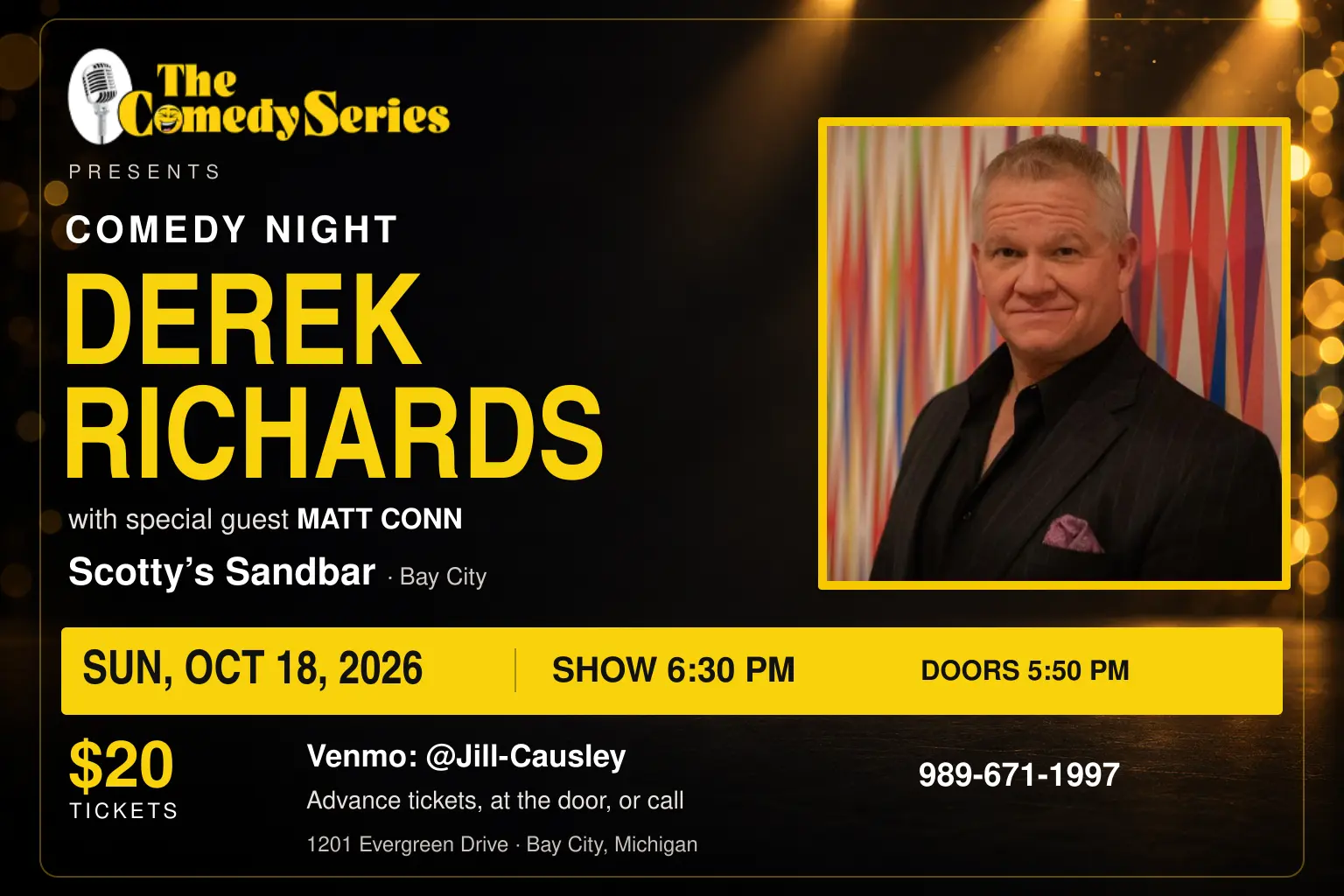 Derek Richards with special guest Matt Conn